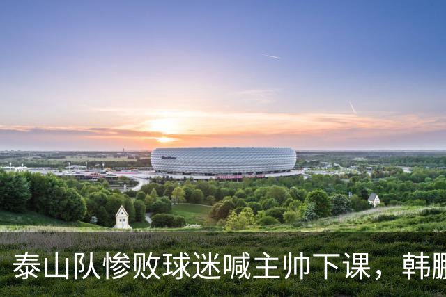 泰山队惨败球迷喊主帅下课，韩鹏只是文旅摆好的背锅棋子